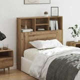 Headboard Cabinet with Shelf Artisan Oak 100 x 19 x 103.5 cm 879445