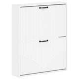 Wall-Mounted Shoe Cabinet HOORN 71 x 17 x 86 cm Engineered Wood 897295