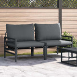 Outdoor Furniture 2 Piece Anthracite 80 x 80 x 71 cm Steel 42009984
