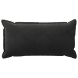 Cushion Cover 12 pcs HOUTEN Black 40 x 80 cm Velvet 918093