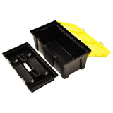 Tool Box Plastic 595x337x316 mm Yellow 146270