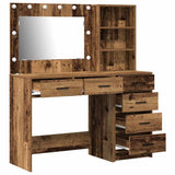 Dressing Table 2 pcs Brown 78.5 x 41 x 135 cm Engineered Wood 3334198