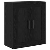 Highboard Black Oak 69.5 x 34 x 180 cm Engineered Wood 3403194