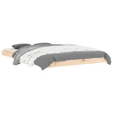 Bed Frame without Mattress 120x190 cm Small Double Solid Wood Pine 823474
