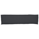 Pallet Cushion Set 2 pcs Black 150 x 40 x 8 cm Oxford Fbric 42001712