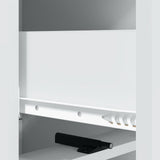Drawer Cabinet White 33 x 34.5 x 92 cm Engineered Wood 894385