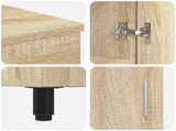 Bathroom Vanity Unit Sonoma Oak 60 x 35 x 60 cm Engineered Wood 889397