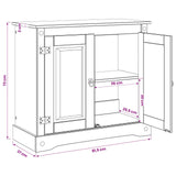Aquarium Stand CORONA Brown 81.5 x 37 x 73 cm 250 kg 42034033