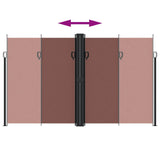 Retractable Side Awning Brown 200x1200 cm 4004854