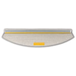 Carpet Stair Treads 15 pcs Light Grey 65x24x4 cm 133887