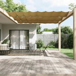 Vertical Awning Beige 180x800 cm Oxford Fabric 148273