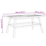 Garden Lounge Set 5 pcs Brown Solid Acacia Wood 3154130