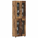 Highboard FLORIN Old Wood 60 x 35 x 182 cm Engineered Wood 3397912