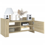 TV Cabinet Sonoma Oak 80x35x40 cm Engineered Wood 848369