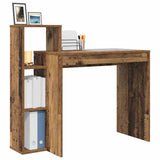 Desk with Shelf Old Wood 100 x 40 x 90 cm Engineered Wood 869320