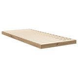 Floor Bed Frame Artisan Oak 80 x 200 cm Engineered Wood 893539