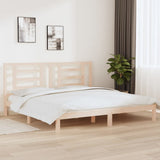 Bed Frame without Mattress 200x200 cm Solid Wood Pine 3104368