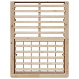 Bed Frame Brown 140 x 190 cm Solid Pine Wood 3385721