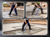 488 Concrete Bull Float with Trowel, Aluminium Alloy Concrete Finishing Tool, Adjustable 46364179