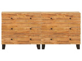 Sideboard 2 pcs Brown 60 x 33 x 75 cm Solid Mango Wood 3310100
