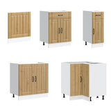 11 Piece Kitchen Cabinet Set "Lucca" Artisan Oak Engineered Wood 3314900