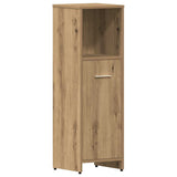 4 Piece Bathroom Furniture Set Artisan Oak Engineered Wood 3328942