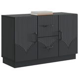 Sideboard with Drawer Black 89 x 34.5 x 57 cm Engineered Wood 895346