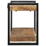 Wall Shelf 110x33x45 cm Solid Rough Wood Mango 4017488