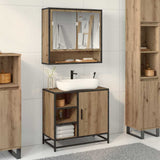 Bathroom Furniture Set 2 pcs Artisan Oak Engineered Wood 3402555