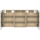 Bathroom Cabinet Set 3 pcs 120 x 10.5 x 60.5 cm Engineered wood 3403730