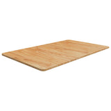 Bathroom Countertop Light Brown 100x60x1.5cm Treated Solid Wood 343013