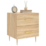 Bedside Cabinets 2 pcs Sonoma Oak 40x35x47.5 cm Engineered Wood 827283