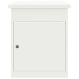 Parcel Drop Box with Storage White 47.5 x 38 x 59 cm Steel 874941