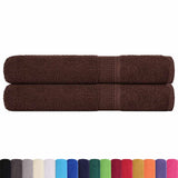 Towels "FROGN" 2 pcs Brown 100x200 cm 360 gsm 136770