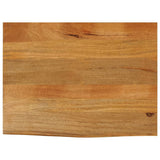 Table Top Live Edge 70x60x2.5 cm Solid Wood Mango 370547