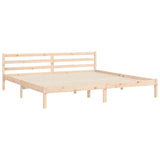 Bed Frame without Mattress Super King Size Solid Wood 3195171