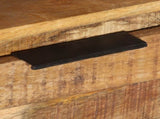 TV Cabinet 110x30x40 cm Rough Mango Wood 338026