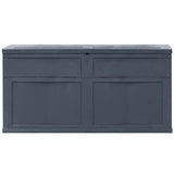 Garden Storage Box 320 L Black 45688