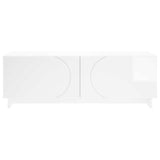 Coffee Table High Gloss White 102 x 50.5 x 35 cm 8011454