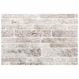 3D Wall Panels 10 pcs Light Grey 100x50 cm EPS 4008550
