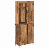 Highboard 2 pcs Old Wood Engineered Wood 3415781