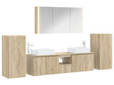 Bathroom Furniture Set 6 pcs Sonoma Oak 3407169