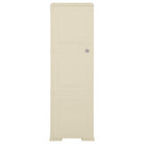 Plastic Cabinet 40x43x125 cm Wood Design Angora White 340604