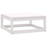 Garden Lounge Set White Solid pinewood Medium Modular 3075455