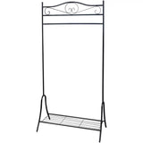 Clothing Rack Black Steel 174 cm height, 90 cm length 243000