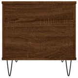Coffee Table Brown Oak 60x44.5x45 cm Engineered Wood 830955