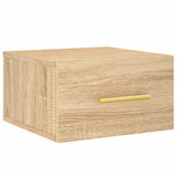 Wall-mounted Bedside Cabinets 2 pcs Sonoma Oak 35x35x20 cm 829795