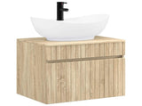 Bathroom Furniture Set Sonoma Oak Engineered Wood 3404312