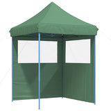 Foldable Party Tent Pop-Up with 2 Sidewalls Green 4004992