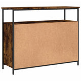 Sideboard Smoked Oak 100x35x80 cm Engineered Wood 835501